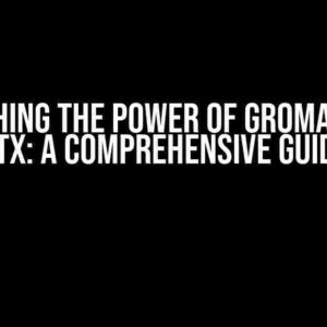 Unleashing the Power of GROMACS with PTX: A Comprehensive Guide